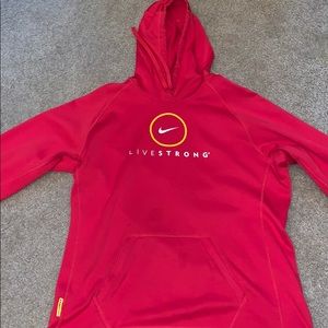 Livestrong Nike hoodie. Women’s large